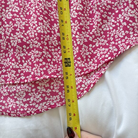 Vintage 90s Candies Sleeveless Tank Top Womens Size Small Pink White Floral Y2K - Picture 5 of 9